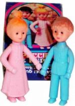 Bonne Nuit les Petits - Querzola Plastic Figures - Nicolas & Pimprenelle (mint in box)