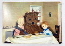 Bonne Nuit les Petits - Yvon Postal Card - N°1 Nounours & childrens reading a book