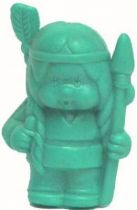 Bonux Monchichi Indian squaw turquoise figure