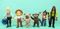 Bouba - Set de 6 figurines PVC : Bouba, Frisquette, Moy, Joy, Daklahoma, Oncle Emile - Maia Borges M+B