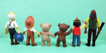 Bouba - Set de 6 figurines PVC : Bouba, Frisquette, Moy, Joy, Daklahoma, Oncle Emile - Maia Borges M+B