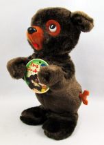 Bouba (Seaton Dubotsuki Kuma no ko Jacky) - Mechanical toy 8\  plush figure - Senmai Japan 1977