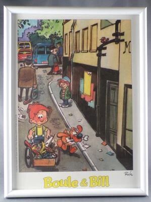Boule & Bill - Bookplate Tir� � Part Roba Framed - Plan�te Bd