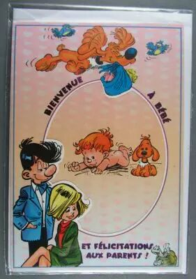 Boule & Bill - Cartoon Collection 1998 - Carte Naissance & enveloppe