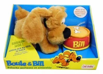 Boule & Bill - Peluche Parlante et Articul�e Lansay - Bill