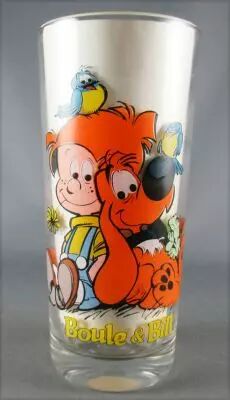 Boule & Bill - Verre � Limonade - Boule & Bill Sautent � la Corde