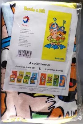 Boule et Bill - Serviette de Bain Total 75x150cm - Neuve sous Emballage