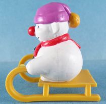 Bouli - Bouli Petit Garçon sur Luge - Figurine PVC Roda Voisins
