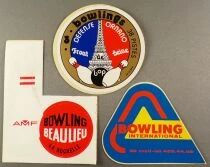 Bowling - 11 Vintage Stickers