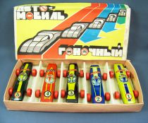 Boxset of 5 Russian Tin Toy Racing Cars (1960-70\'s)