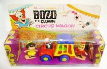 Bozo le Clown - Circus Wagon - Plastic Vehicle - Multiple Toymakers 1970