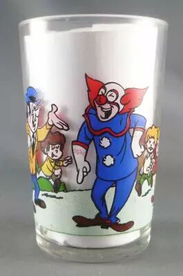 Bozo le Clown - Verre � moutarde Amora - Bozo fait rire