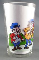 Bozo the Clown - Amora Mustard glass - Bozo and public