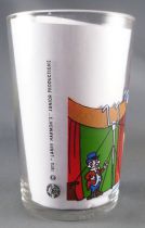 Bozo the Clown - Mustard glass - Bozo tightrope walker