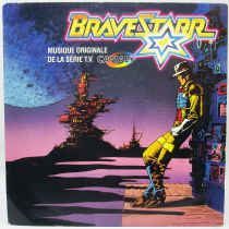 BraveStarr - Disque 45Tours - Musique originale de la série TV CBS Records 1987