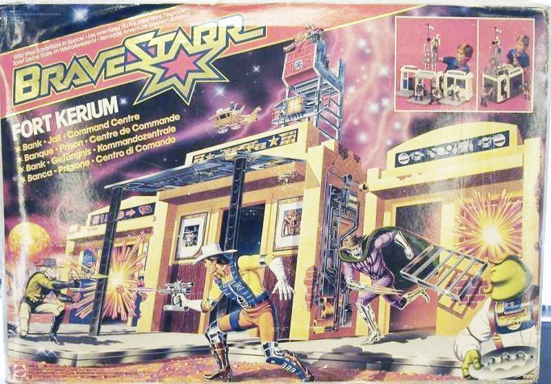 Fort Kerium was the only setting toy released, it was where many of the  heroes lived. #fortkerium #bravestarr