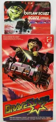 Figurine BraveStarr – Outlaw Scuzz (Scuzz Le Hors-la-loi) – Mattel, Neuve Sous Blister