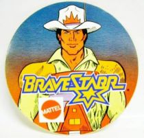 BraveStarr - Promotional Sticker (round version) - Mattel 1987