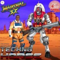 BraveStarr - Techno Horse 30/30 - Figurine articul&eacute;e 22cm - Ramen Toy