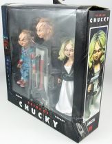 Bride of Chucky - NECA - Chucky & Tiffany 5\  clothed retro figures