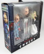 Bride of Chucky (La Fiancée de Chucky) - NECA - Chucky & Tiffany - Figurines Retro 13cm