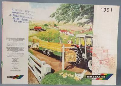 Britains - Catalogue Couleur 1991 12 Pages 15 x 21,3 cm