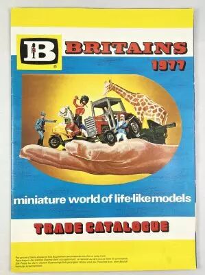 Britains - Catalogue Professionnel 1977 24 Pages Couleur + Flyer Nouveaut�s 1977