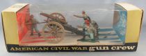 Britains - Confederate - Gun Team and Gun (Ref 4435) (Mint in box)