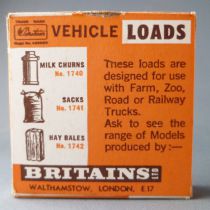 Britains - The Farm - Implement Vehicle Loads 12 grey Sacks (ref 1741) (Mint in Box)