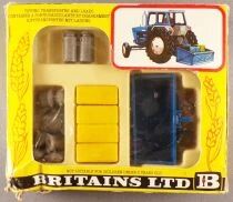 Britains 9545 - Agricole - Mat&eacute;riel Container &agrave; Porte Basculante & Chargement pour Tracteur Neuf en Boite