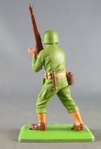 Britains Deetail - WW2 - American - Standing both hands on rifle