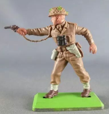 Britains Deetail - WW2 - Anglais - Officier avec Colt