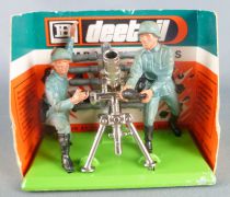 Britains Deetail - WW2 - German - 1st series Mortar and Crew ref 7333 Mint on Card