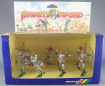 Britains Deetail 7740 - Middle-Ages - Knight of the Sword 7 Footed Knight 1st & 2nd Series MISB