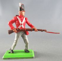 Britains Deetail Waterloo Anglais Infanterie de ligne chargeant avec bayonnette