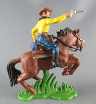 Britains Dsg Argentine Cowboy Cavalier 2 Revolvers Tex Willer & Dynamite Cheval Marron