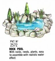 Britains Floral Jardin Miniature Mare avec Rochers & V&eacute;g&eacute;tation Bassin Rock Pool R&eacute;f 2572