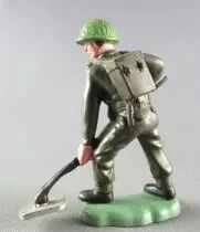 Britains Herald - Infanterie Kaki - D&eacute;tecteur de mines