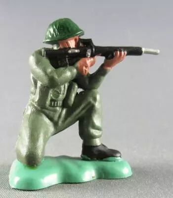 Britains Herald - Infanterie Kaki - Tireur fusil � genoux