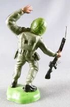Britains Herald - Khaki Infantry - Wounded Falling