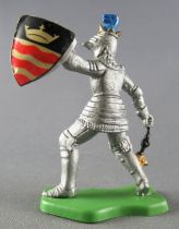 Britains Herald - Middle-Ages - Footed Knight with masse & shield