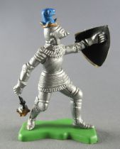 Britains Herald - Middle-Ages - Footed Knight with masse & shield