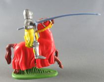 Britains Herald - Middle-Ages - Mounted Knight Jousting blue lance