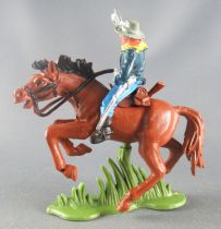 Britains Herald - U.S. 7th Cavalry - Mounted Officer brown horse 1