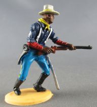 Britains Herald Dsg Argentina - US Cavalry - Footed Advancing Rifle on Hip Black Soldier