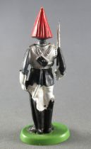 Britains Herald Soldat de régiment Royal Blues debout jambes jointes sabre épaule droite