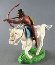 Britains Hong Kong - Indian - Mounted bowman white horse