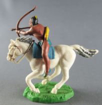 Britains Hong Kong - Indian - Mounted bowman white horse