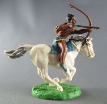 Britains Hong Kong - Indian - Mounted bowman white horse
