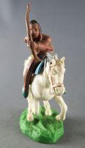 Britains Hong Kong - Indian - Mounted bowman white horse